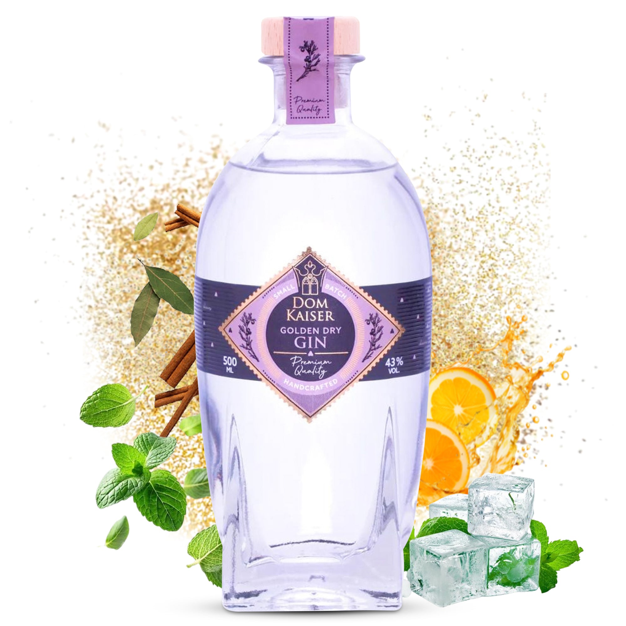 Domkaiser Golden Dry Gin Premium 0,5 L