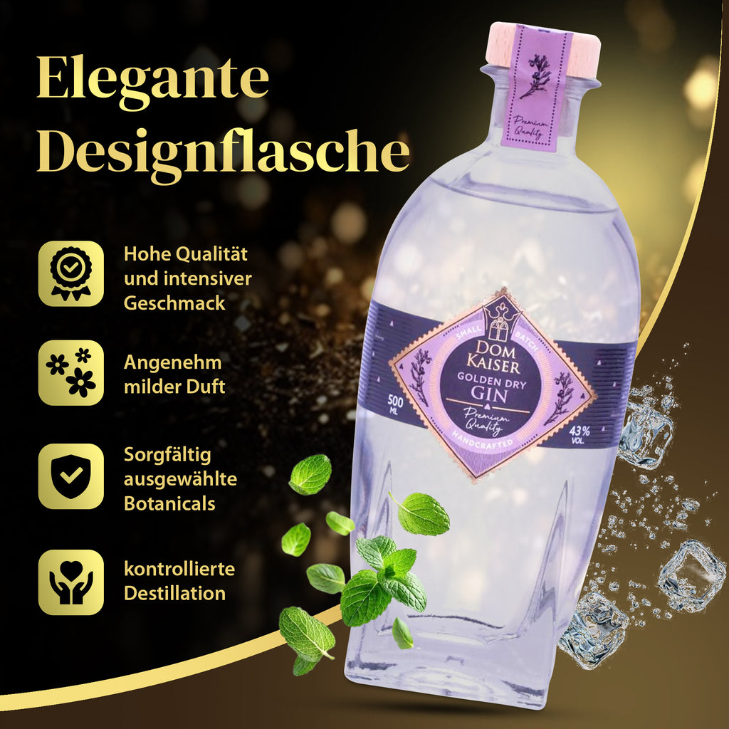 Domkaiser Golden Dry Gin Premium 0,5 L