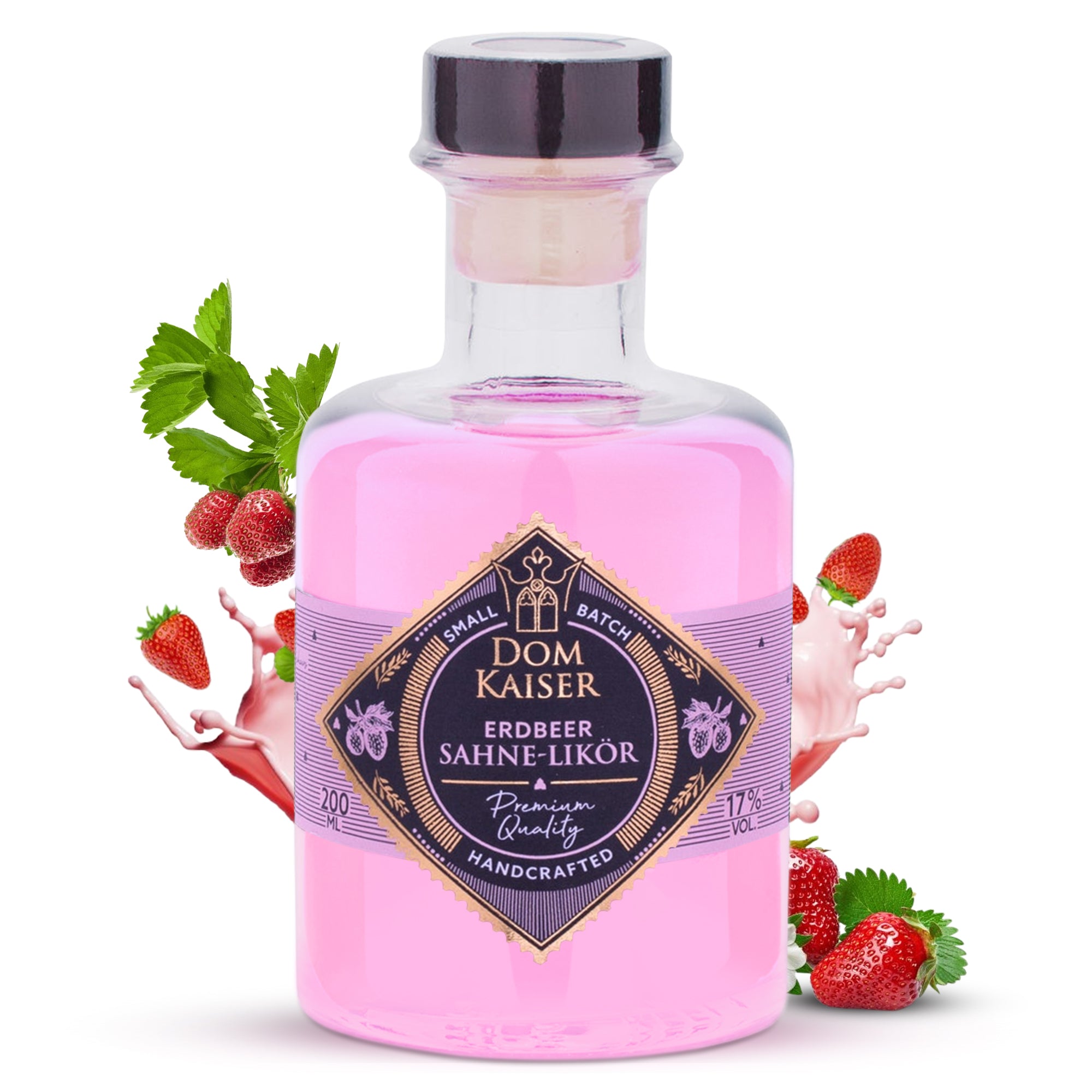 Domkaiser Erdbeer Sahnelikör 200 ml