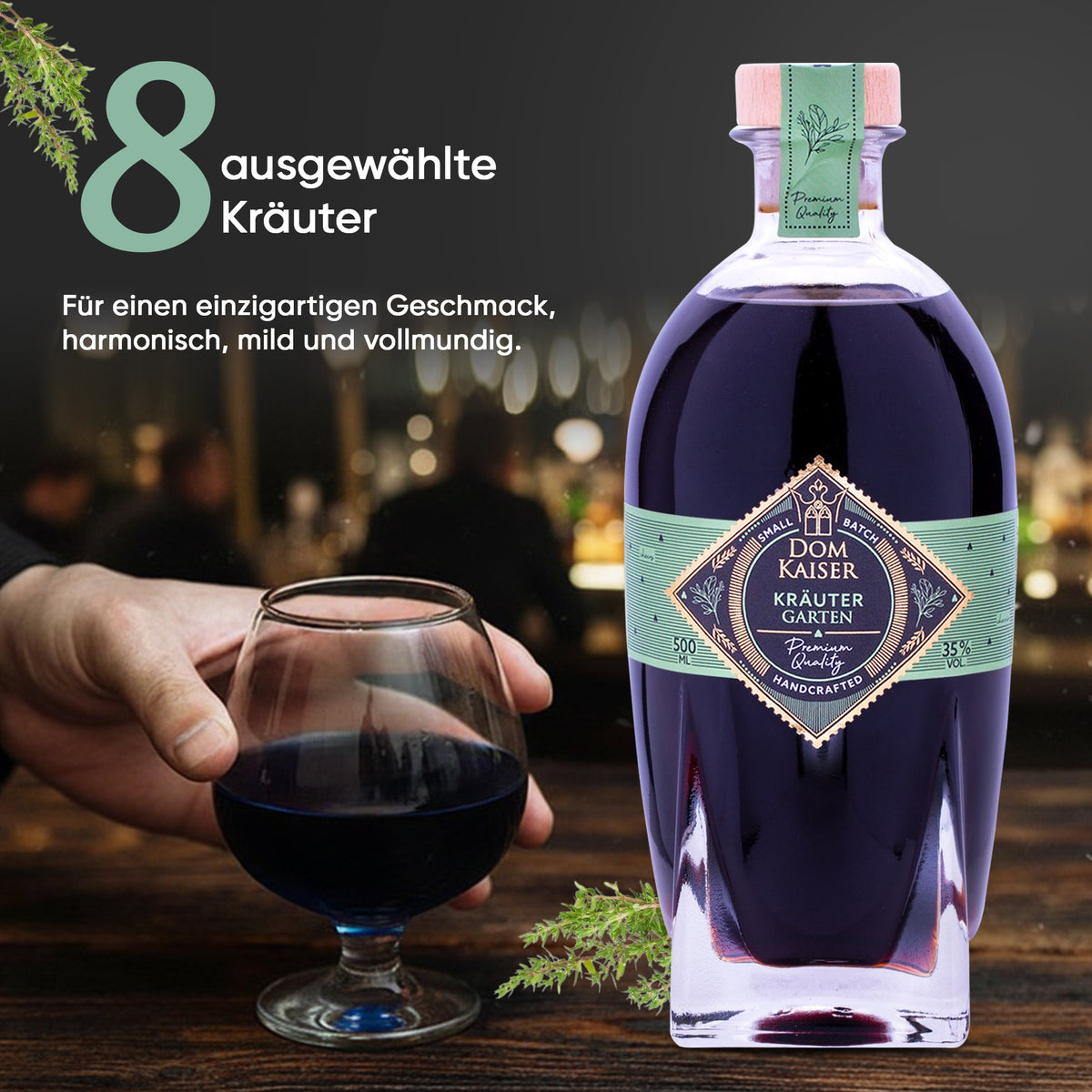 Domkaiser Kräutergarten Likör 0,5 L