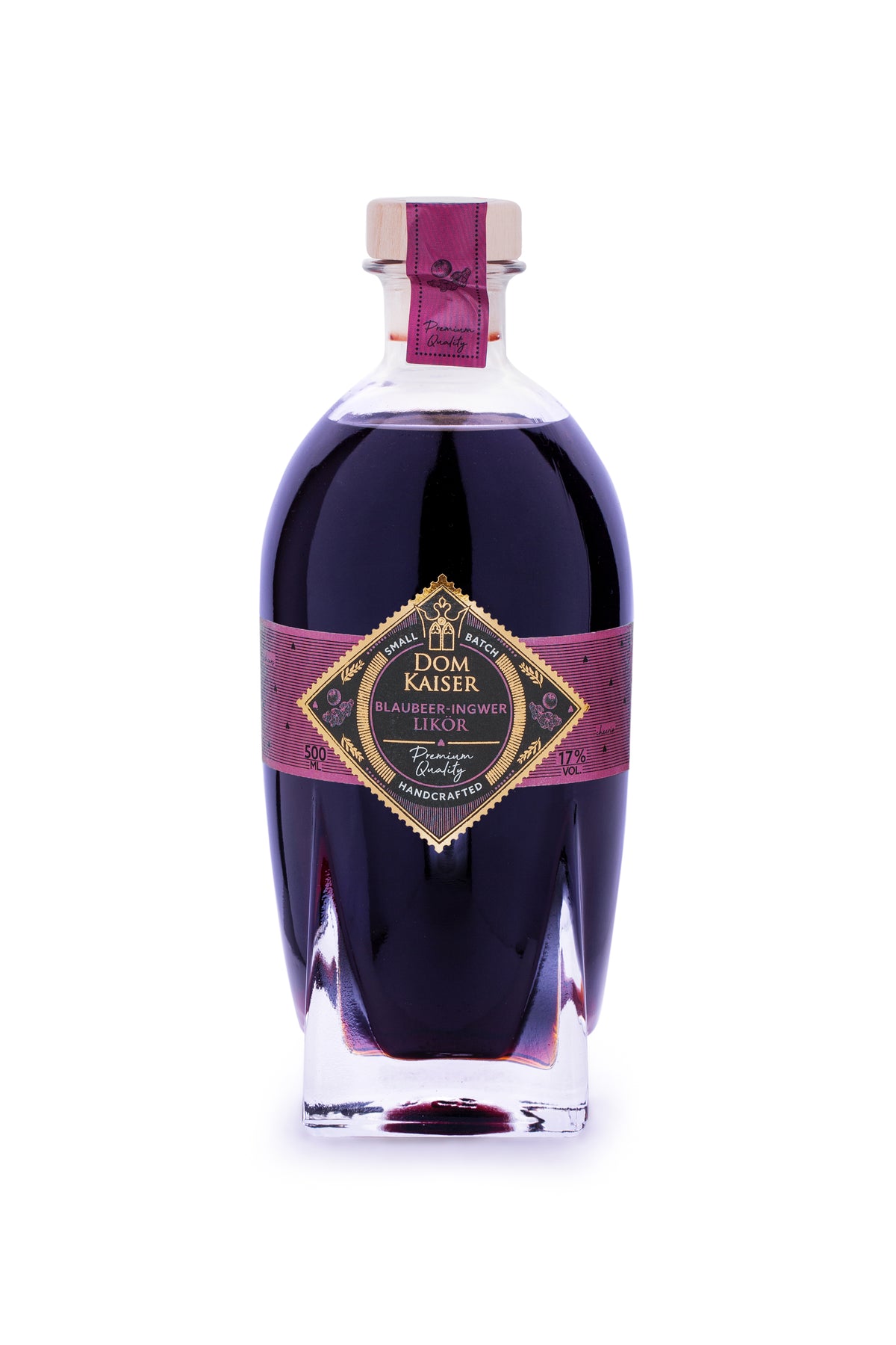 Blaubeer Ingwer Likör 0,5 L