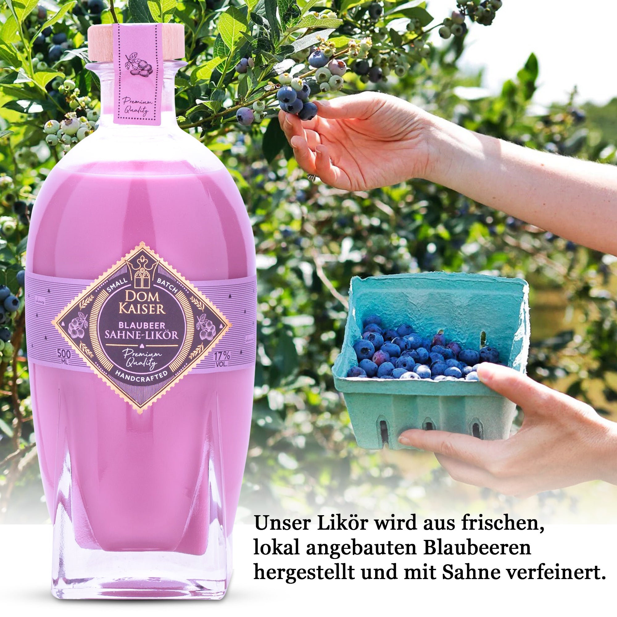 Domkaiser Blaubeer Sahnelikör 200 ml