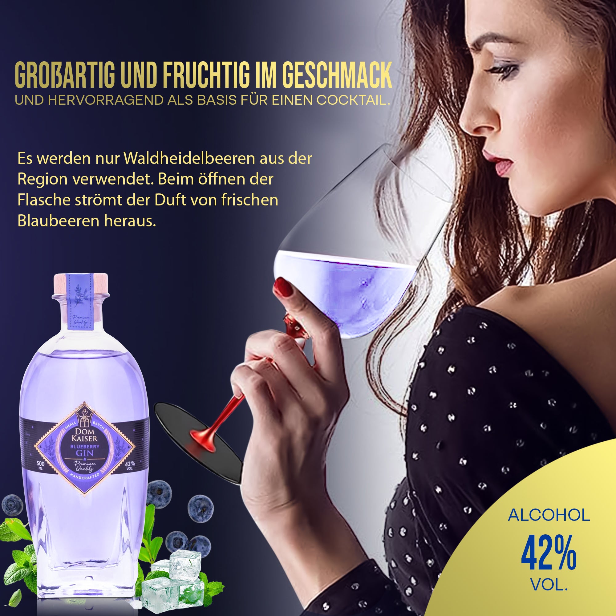 Domkaiser Blueberry Gin 0,5 L