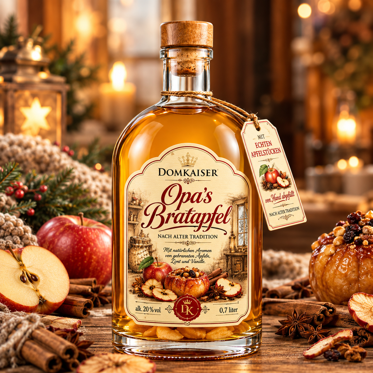 Opa's Bratapfel mit echten Äpfeln 0,7 L
