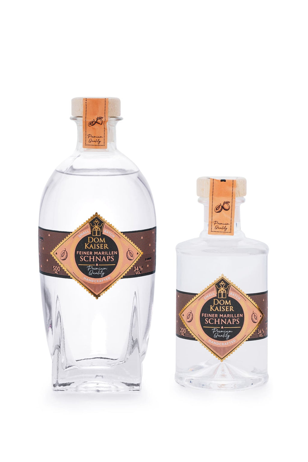 Feiner Marillen Schnaps Duo (200 ml + 0,5 L)