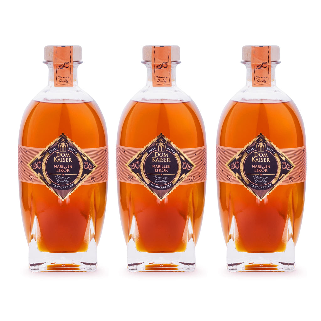 Marillen Likör Trio 3 × 0,5 L