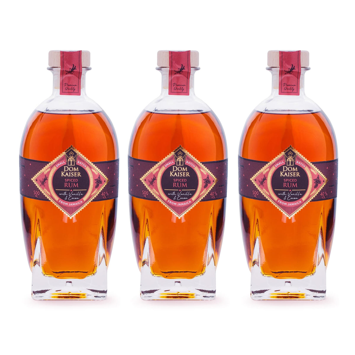 Domkaiser Spiced Rum Trio 3 × 0,5 L
