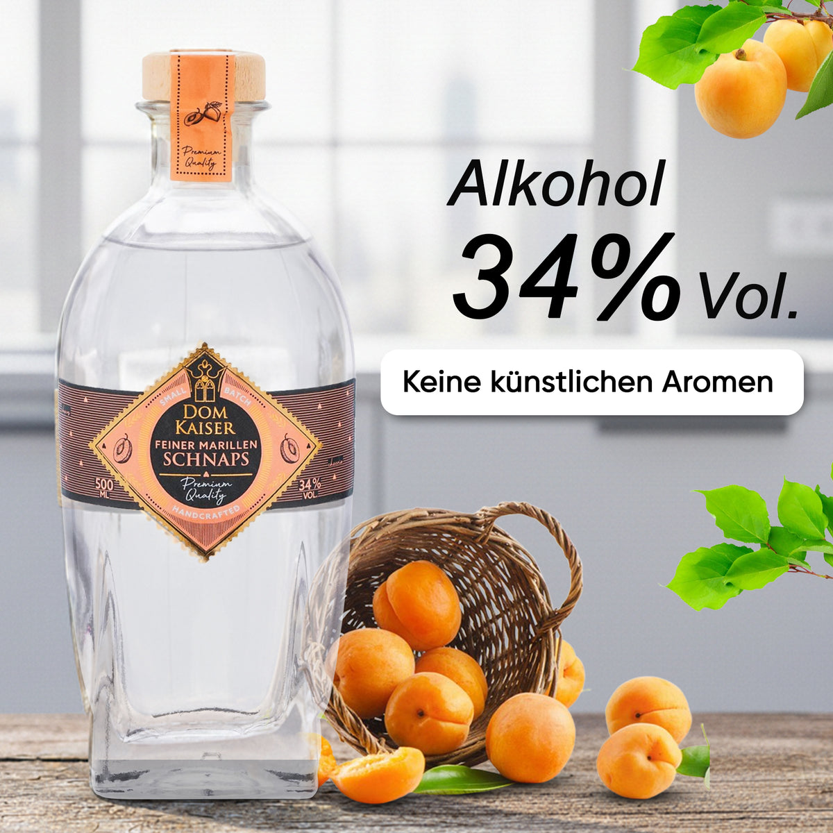 Feiner Marillen Schnaps 0,5 L