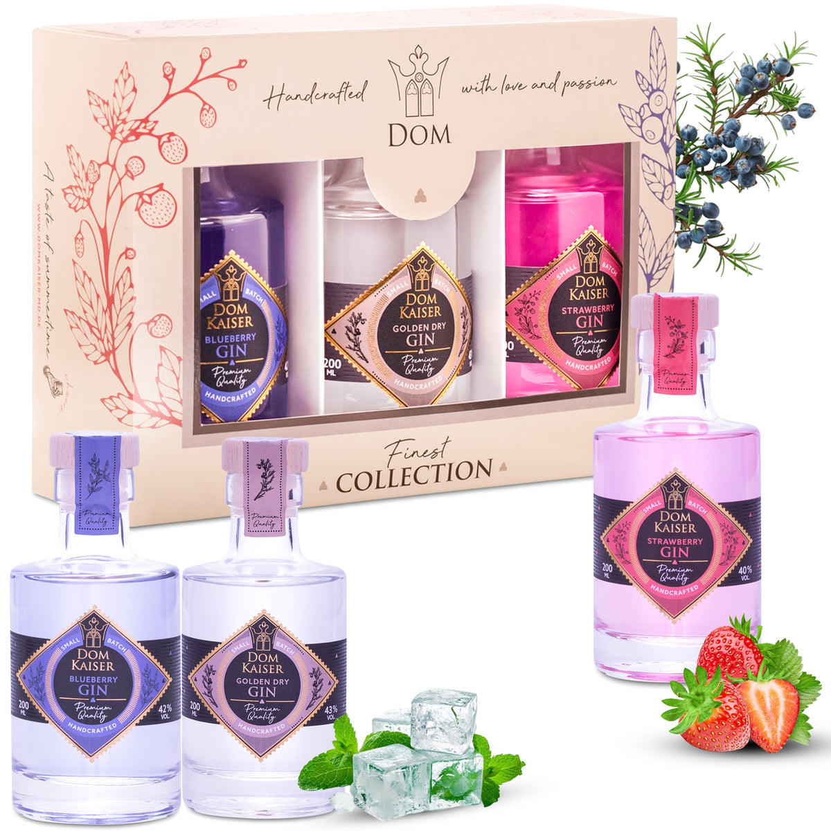Gin Trio 3 × 200 ml