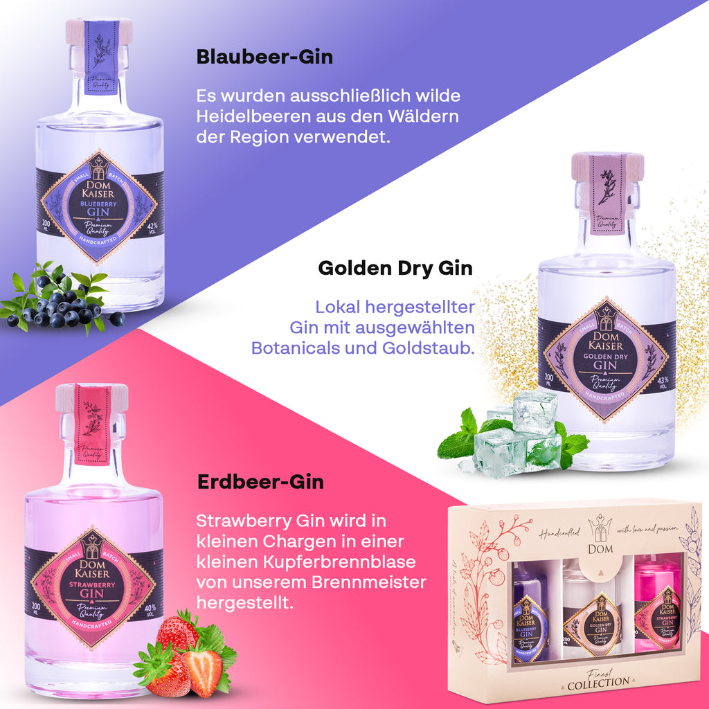 Gin Trio 3 × 200 ml