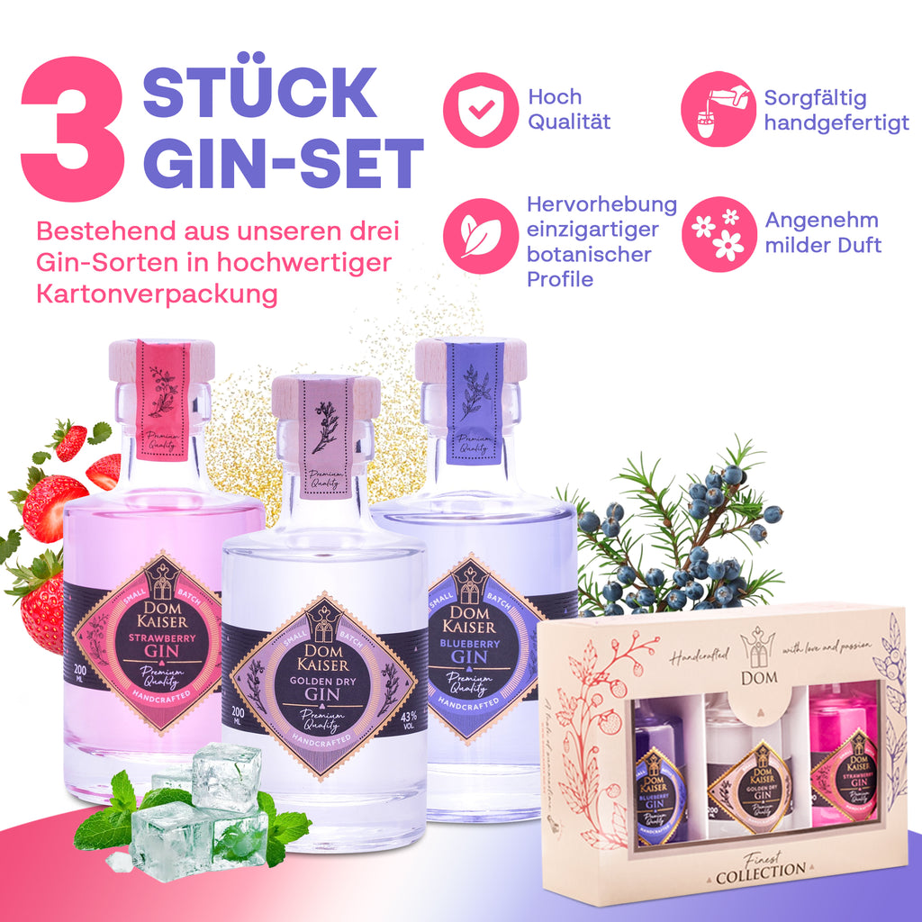 Gin Trio 3 × 200 ml