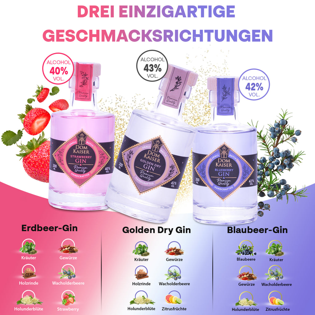 Gin Trio 3 × 200 ml