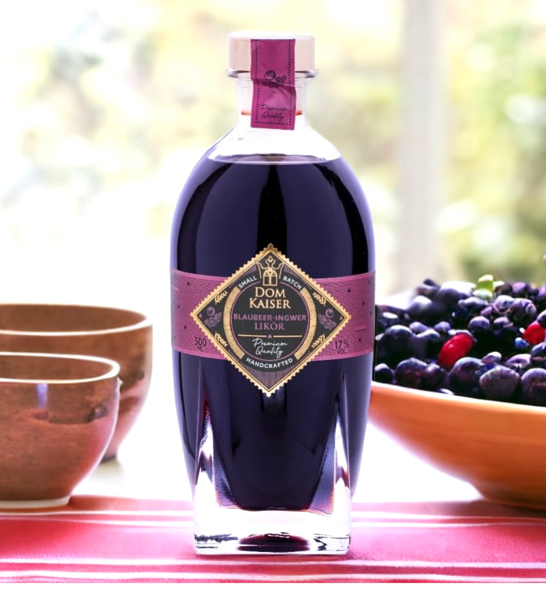 Blaubeer Ingwer Likör 0,5 L