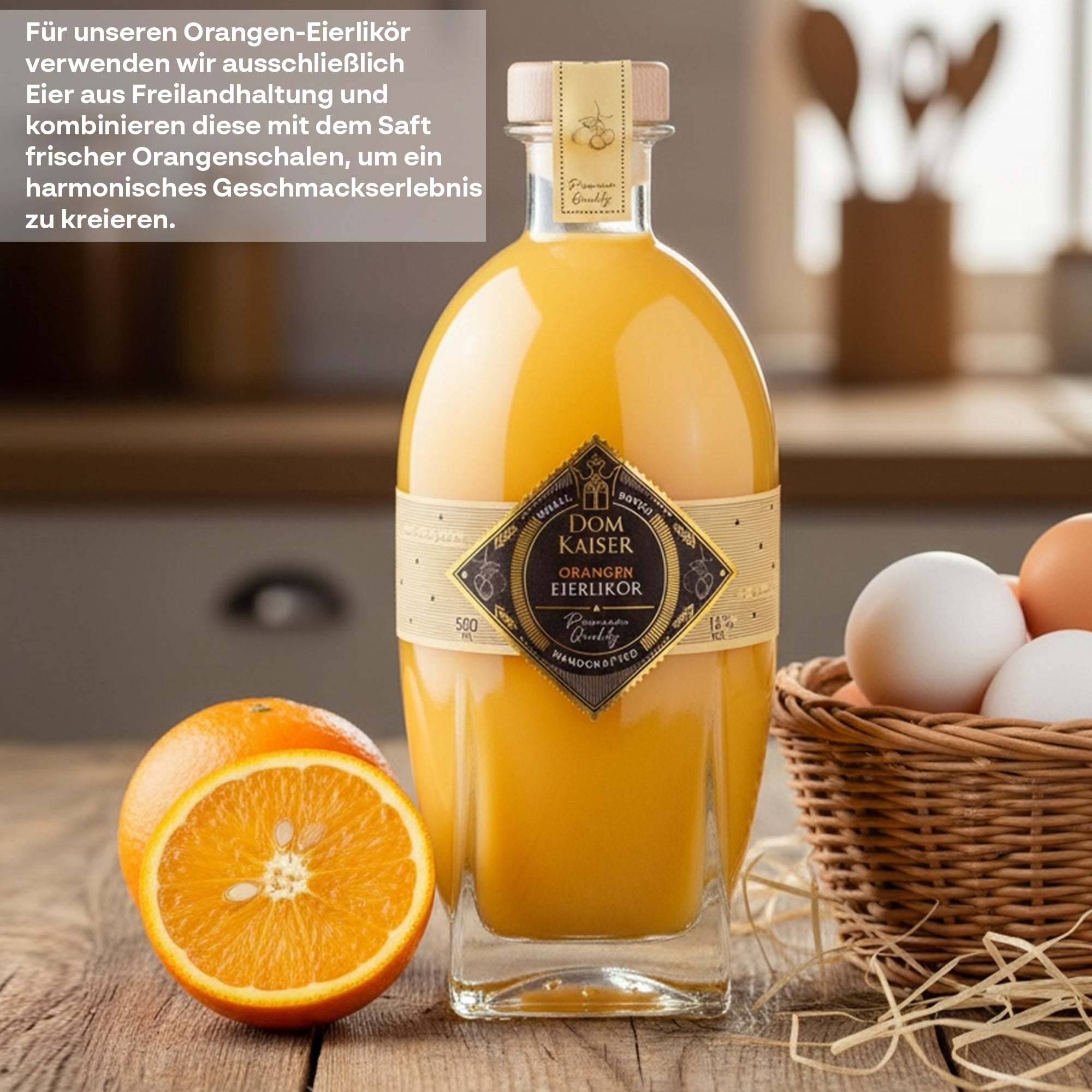 Orangen Eierlikör 0,5 L