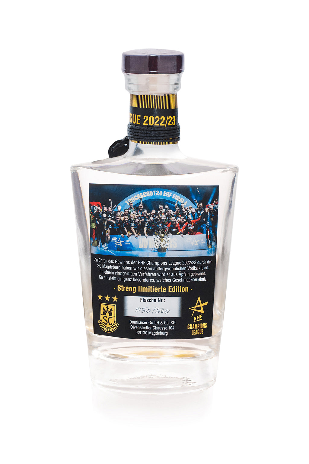 Domkaiser SCM Duo – Champions League Gin + Gold Vodka