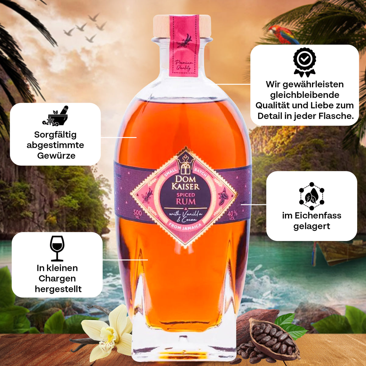 Domkaiser Spiced Rum 0,5 L