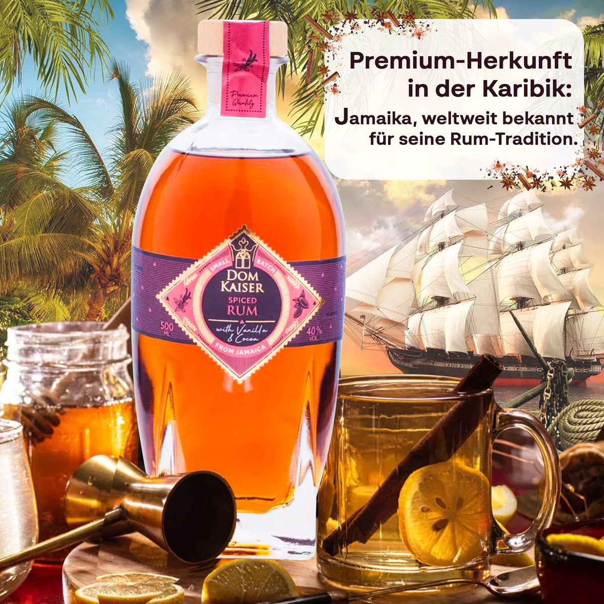 Domkaiser Spiced Rum 0,5 L