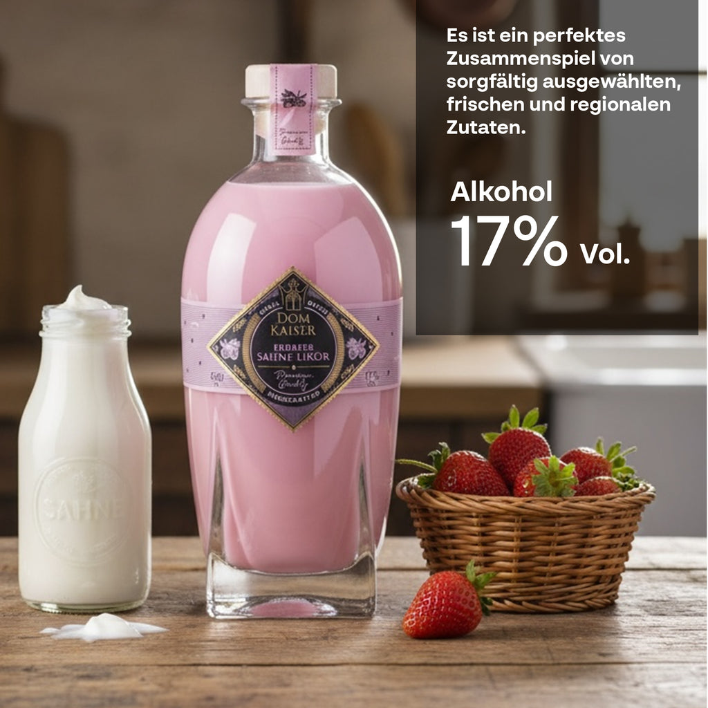 Domkaiser Erdbeer Sahnelikör 0,5 L
