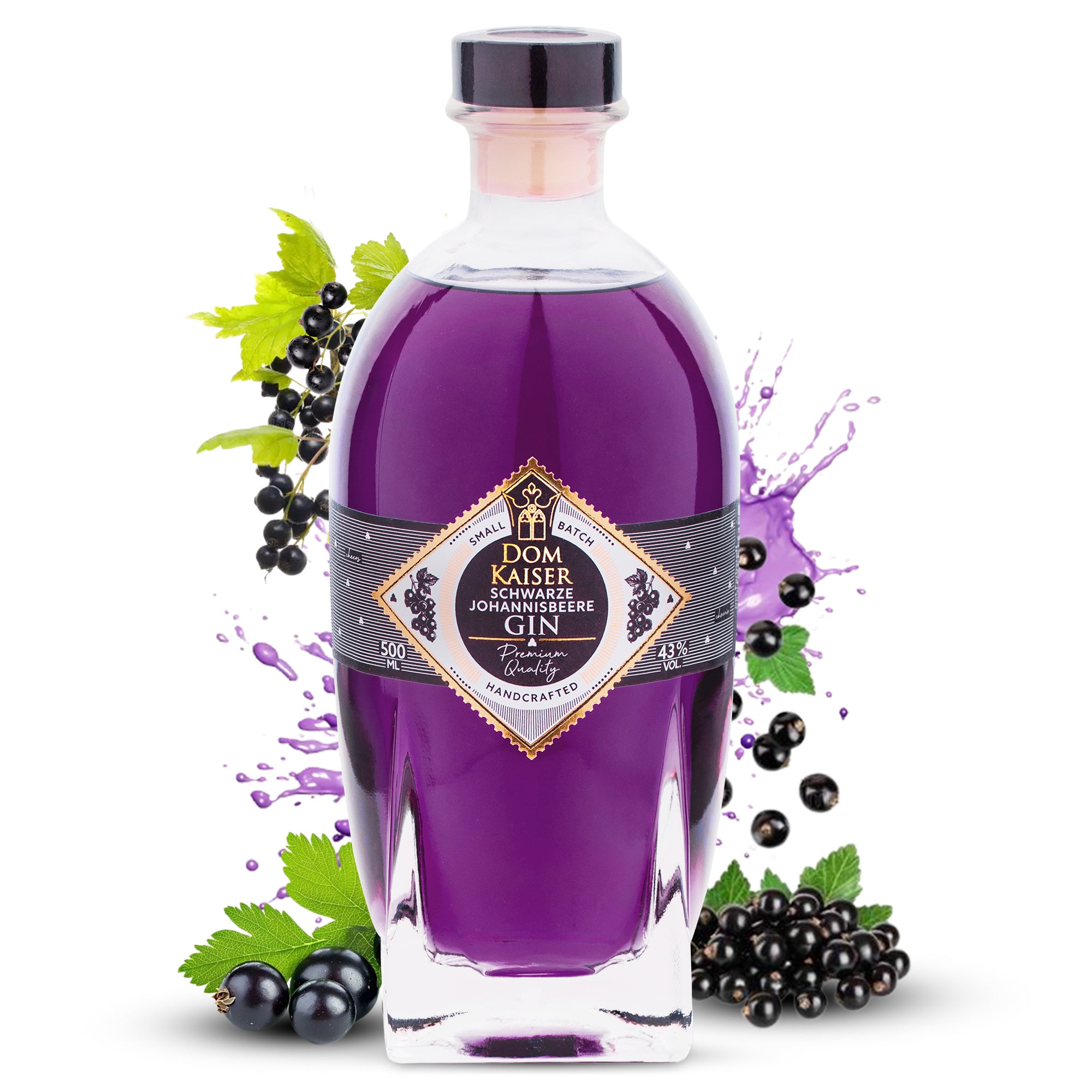 Domkaiser Schwarze Johannisbeere Gin 0,5 L