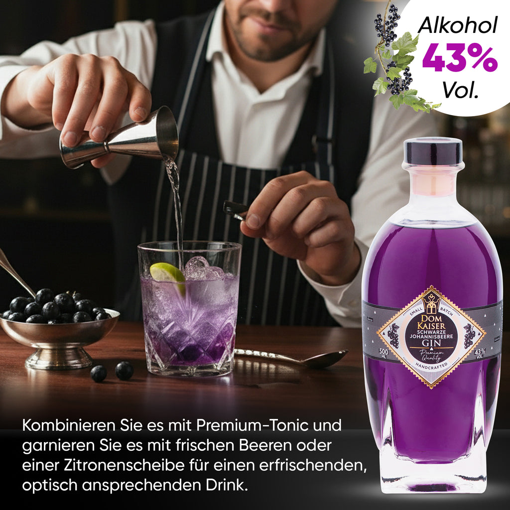 Domkaiser Schwarze Johannisbeere Gin 0,5 L