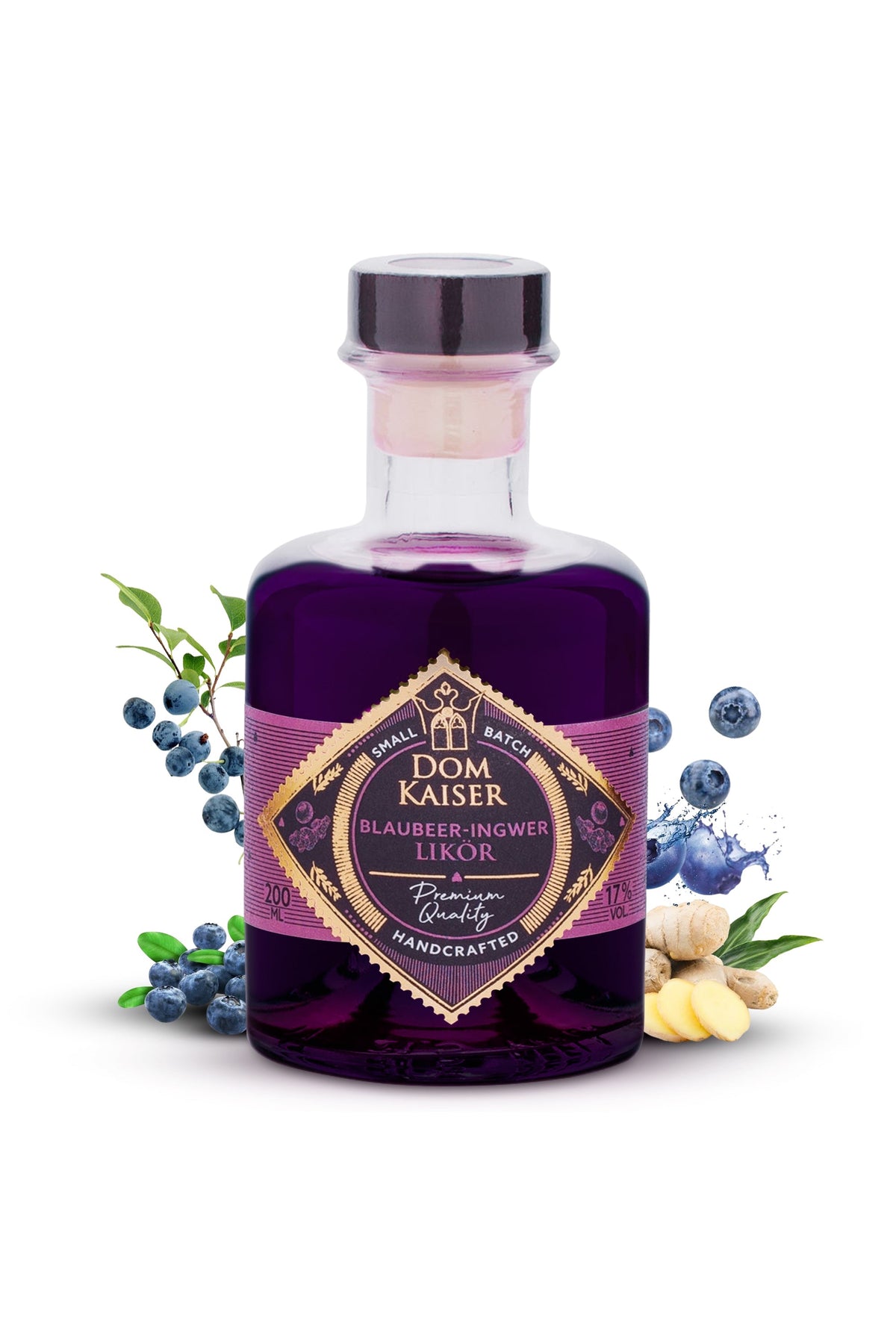 Blaubeer Ingwer Likör 200 ml