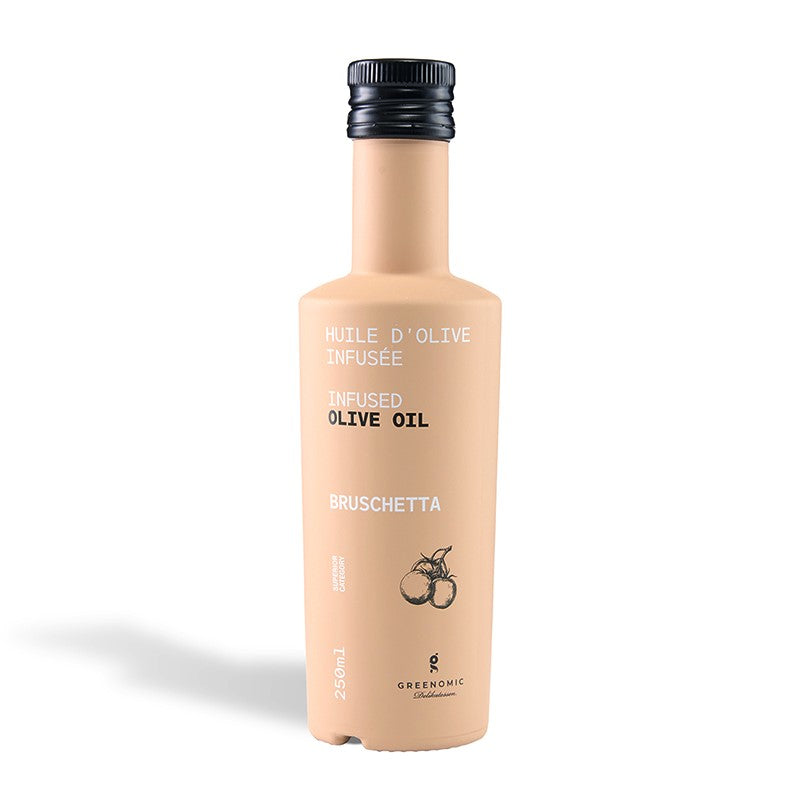 Würzöl Bruschetta – natives Olivenöl extra mit Bruschetta-Aroma, Keramikflasche 250 ml
