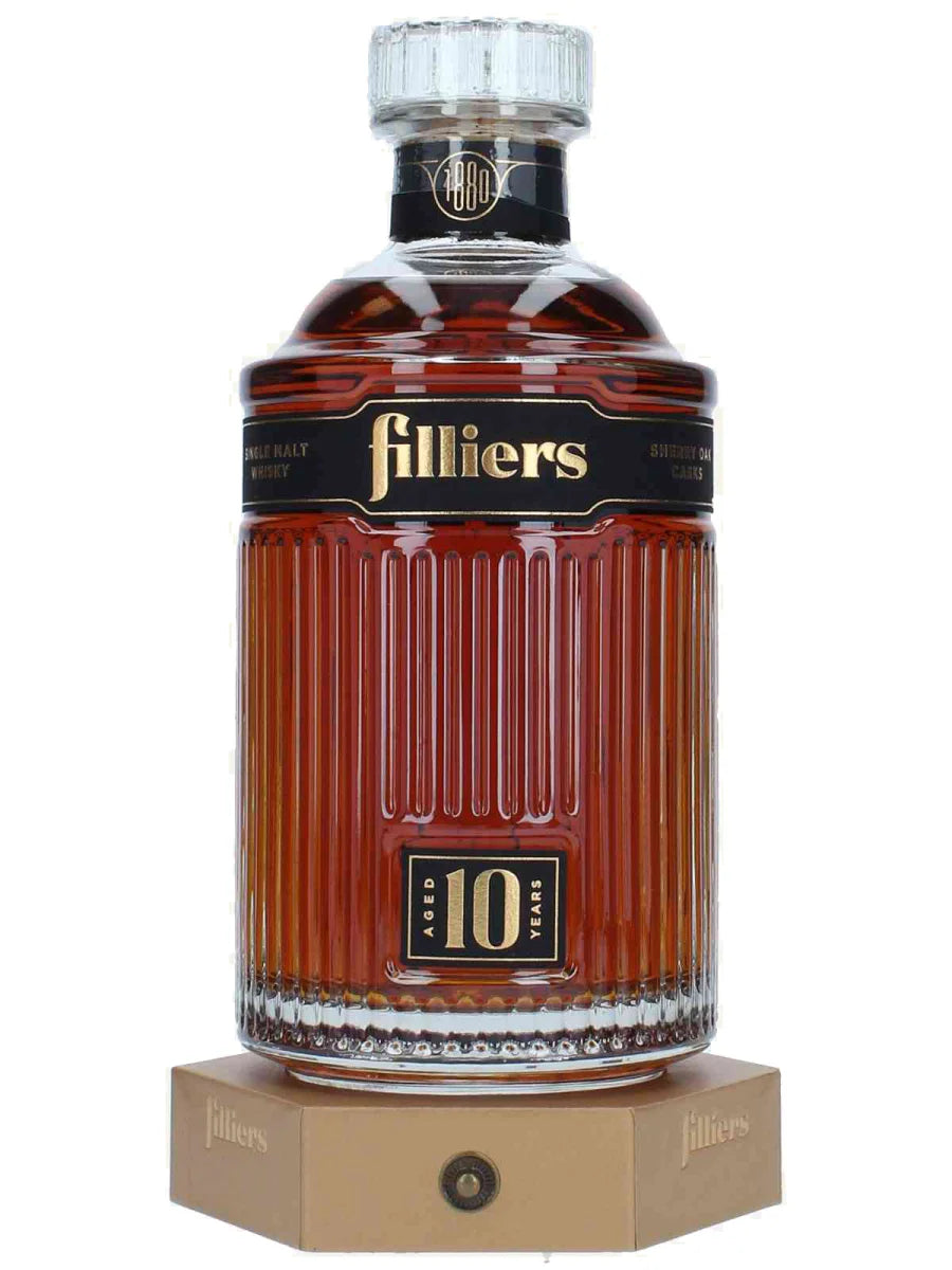 Filliers Single Malt Whisky Sherry Cask 10 Years – belgischer Whisky, 0,7 l