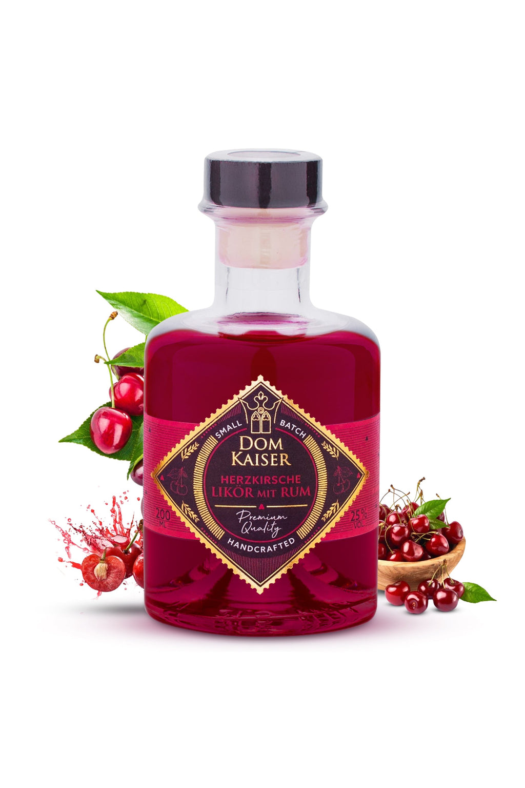 Herzkirsche Likör mit Rum 200 ml