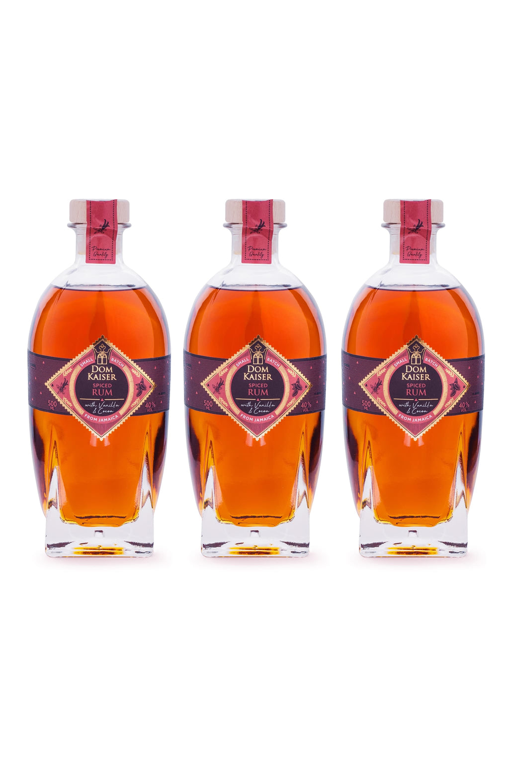 Domkaiser Spiced Rum Trio 3 × 0,5 L