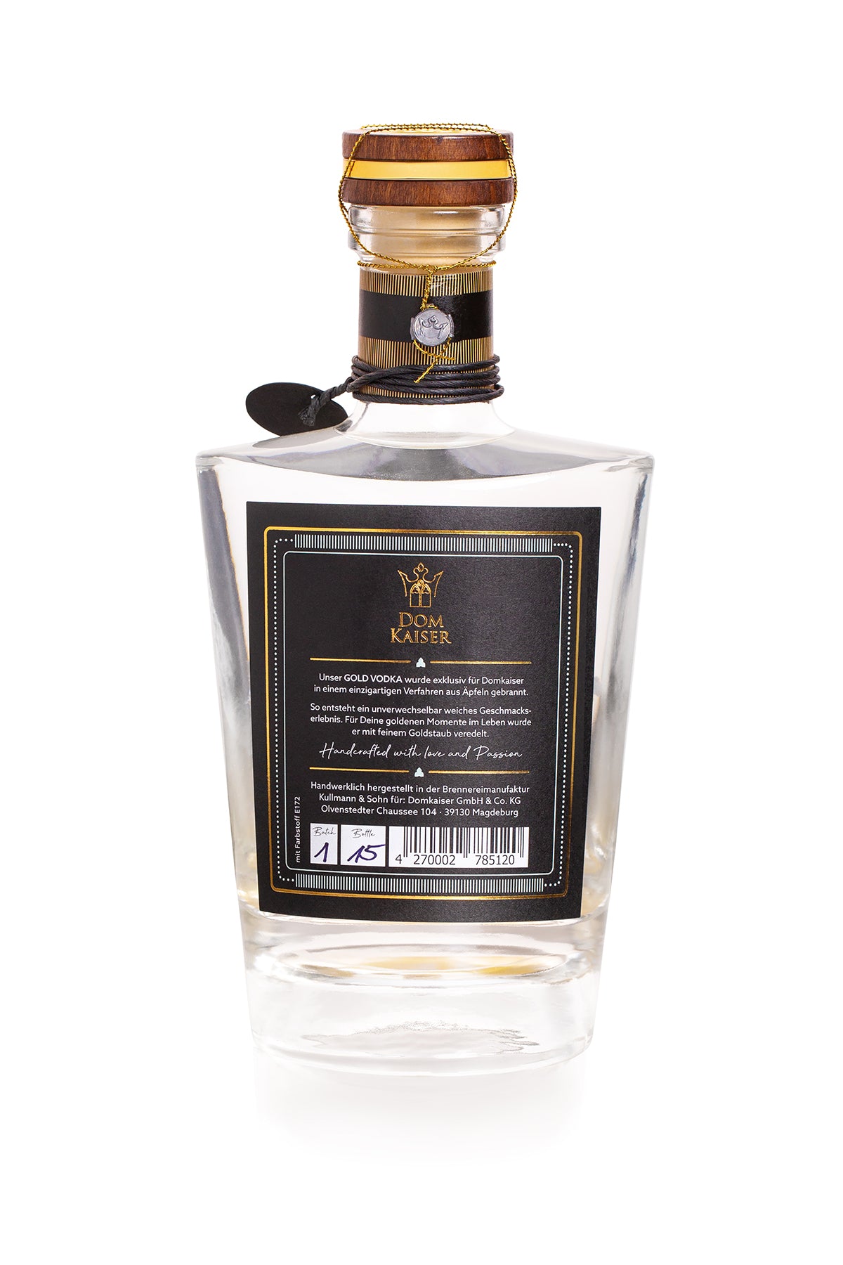 Domkaiser Gold Vodka – Special Edition inkl. Geschenkbox