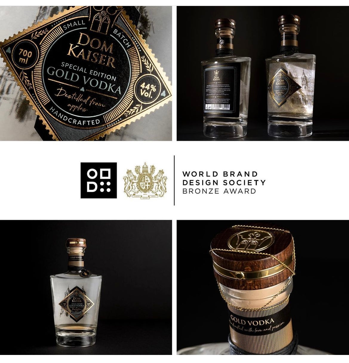 Domkaiser Gold Vodka – Special Edition inkl. Geschenkbox