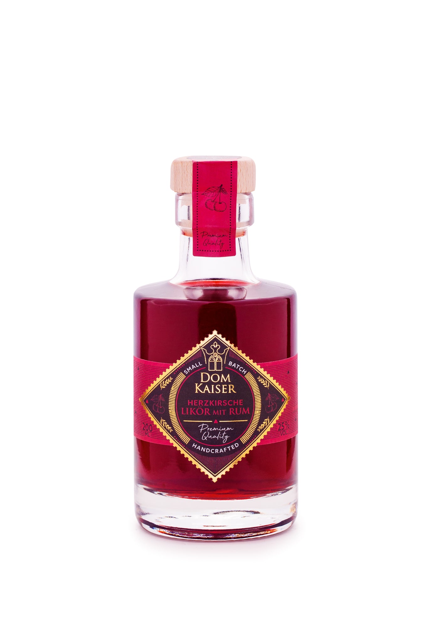 Domkaiser Herzkirsche Likör mit Rum 200 ml – DomKaiser Domkaiser Herzkirsche Likör mit Rum 200 ml – DomKaiser
