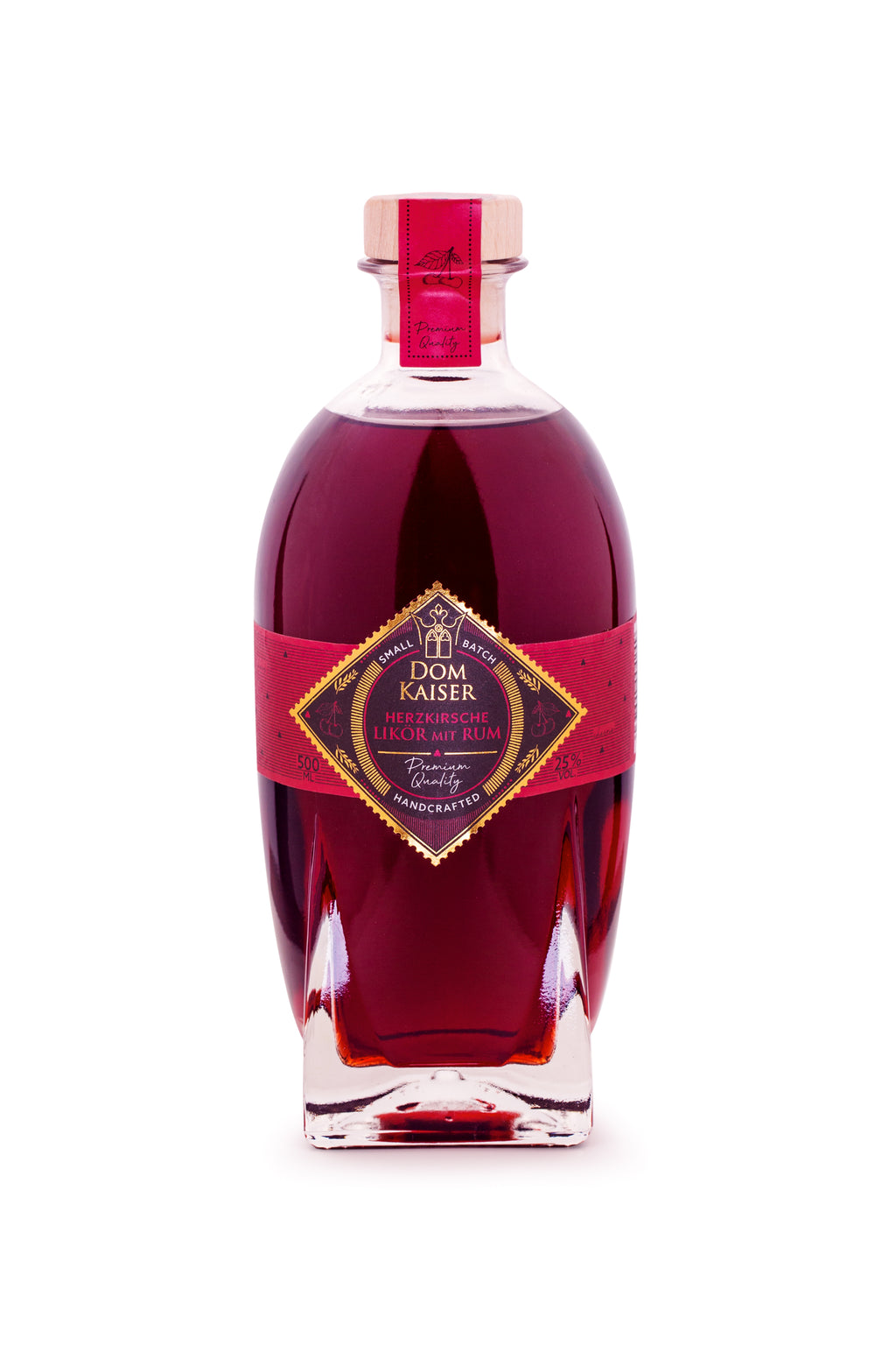 Herzkirsche Likör mit Rum 0,5 L